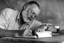 Photo of Ernest Hemingway The great river with two hearts