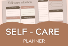 Photo of Free Self – care planner