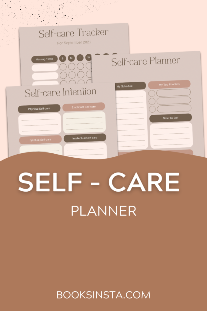 Free Self – care planner – Booksinsta