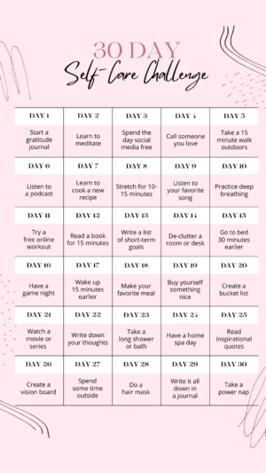 Free Self - care planner - Booksinsta