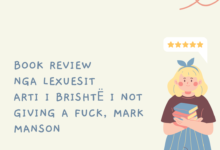 Photo of The subtle art of not giving a fuck Mark Manson / reader review