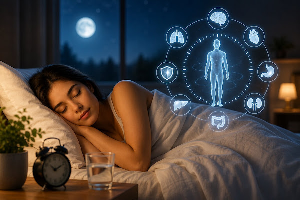 Optimal sleep duration and self-care for healthy biological aging